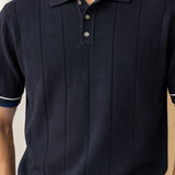 Emilio-Cole Knitted Polo - Lead Product Detail