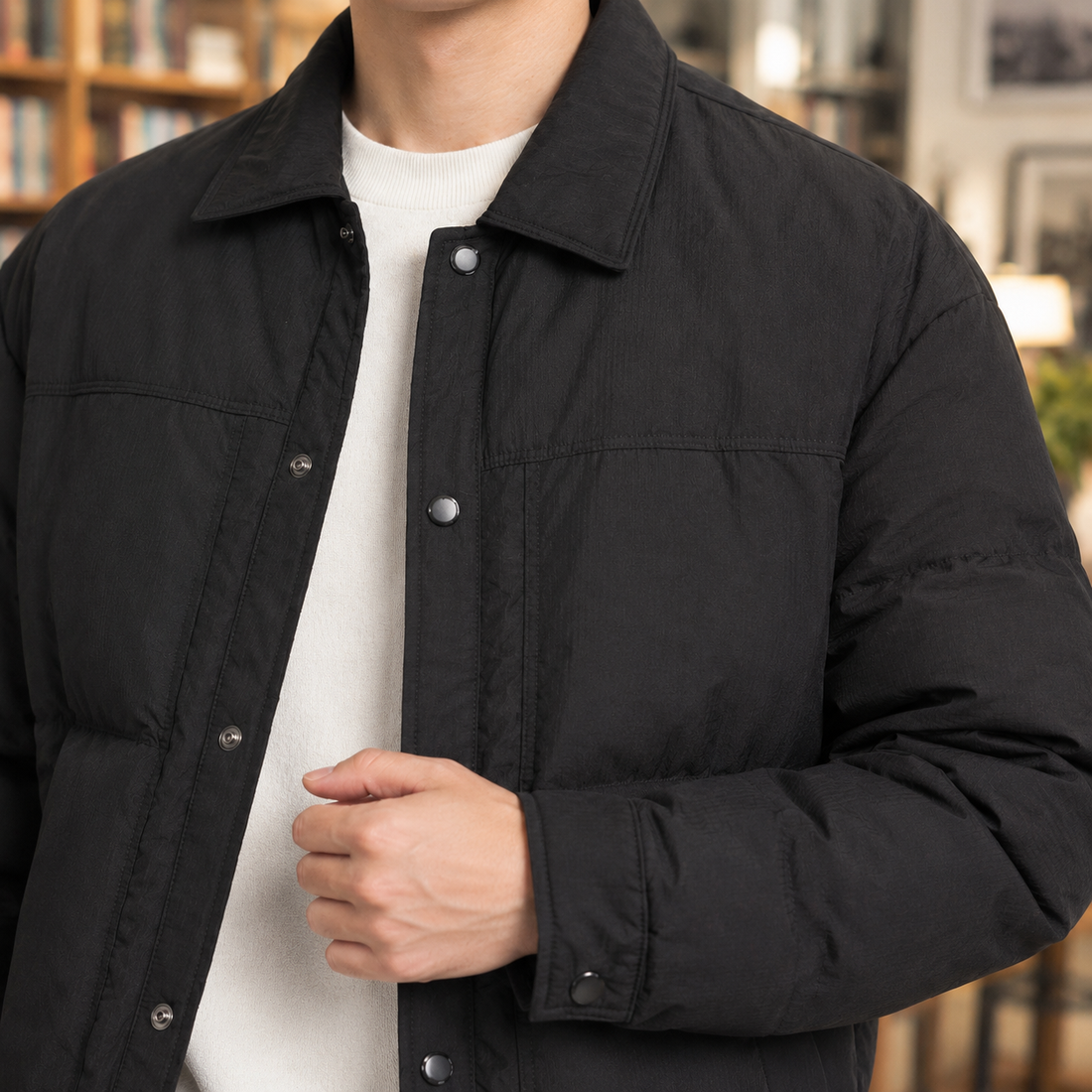 Armel Padded Jacket - Lead Product Detail