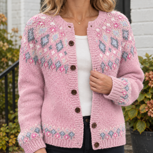 Adrienne Jacquard Cardigan - Lead Product Detail