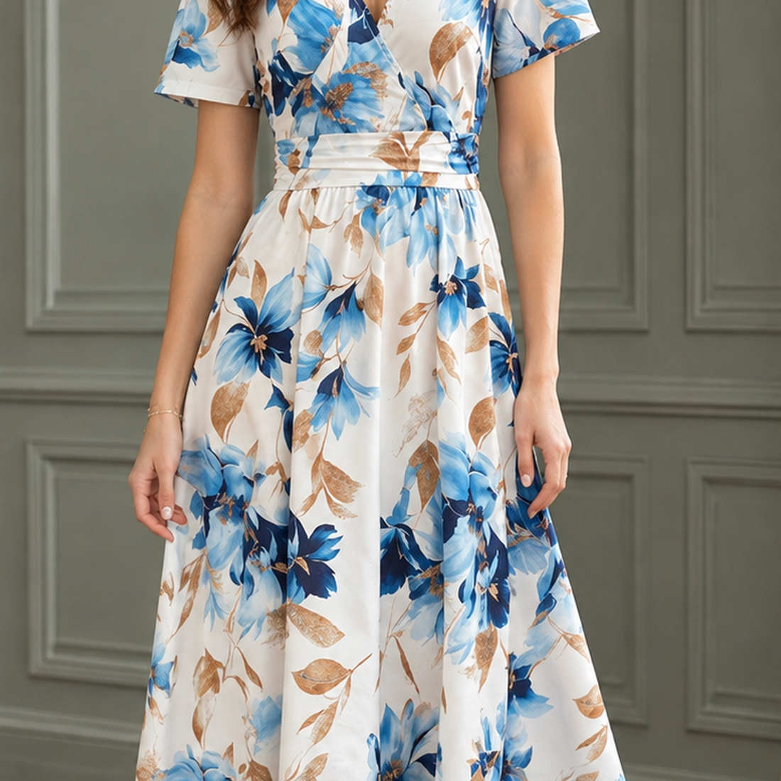 Josephine-June Floral Midi Dress - Lead Product Detail