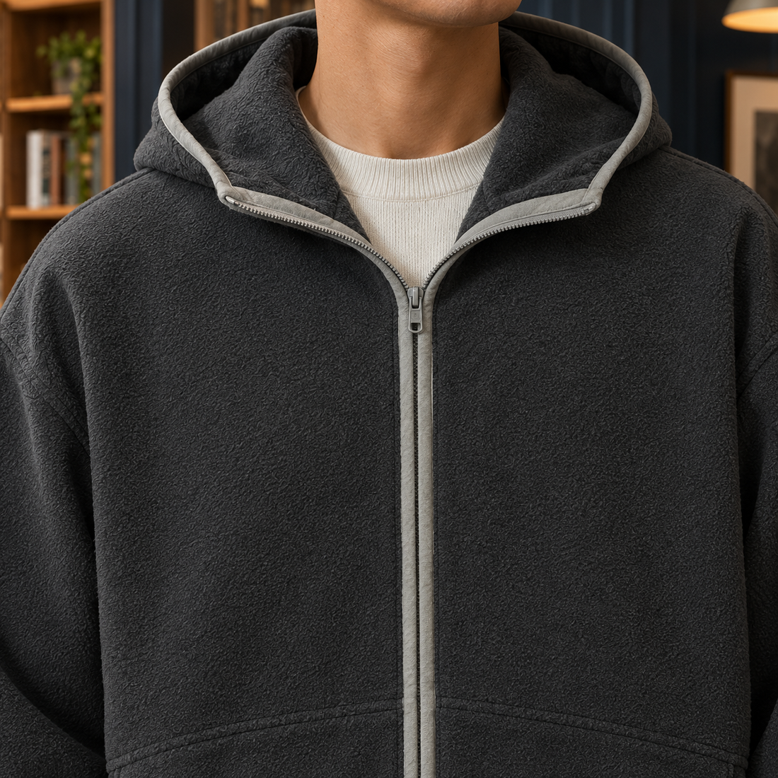 Connor Fleece Jacket - Lead Product Detail