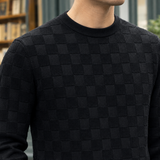 Romain Checkered Sweater - Lead Product Detail