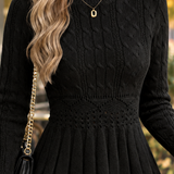 Arabella-Belle Cable Knit Top - Lead Product Detail