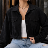 Mackenzie Cropped Jacket - Lead Product Detail