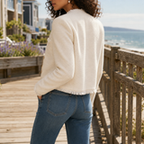Calla Textured Jacket - Lead Alternate View