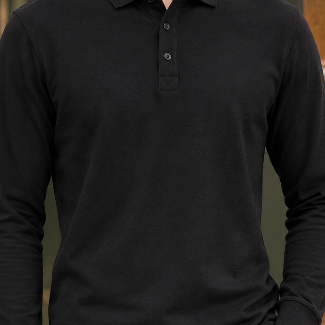 Silvain-Reid Long Sleeve Polo - Lead Product Detail