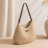 Carrera Woven Hobo Bag - Lead Alternate View
