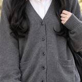 Ilaria-Lane V Neck Cardigan - Lead Product Detail