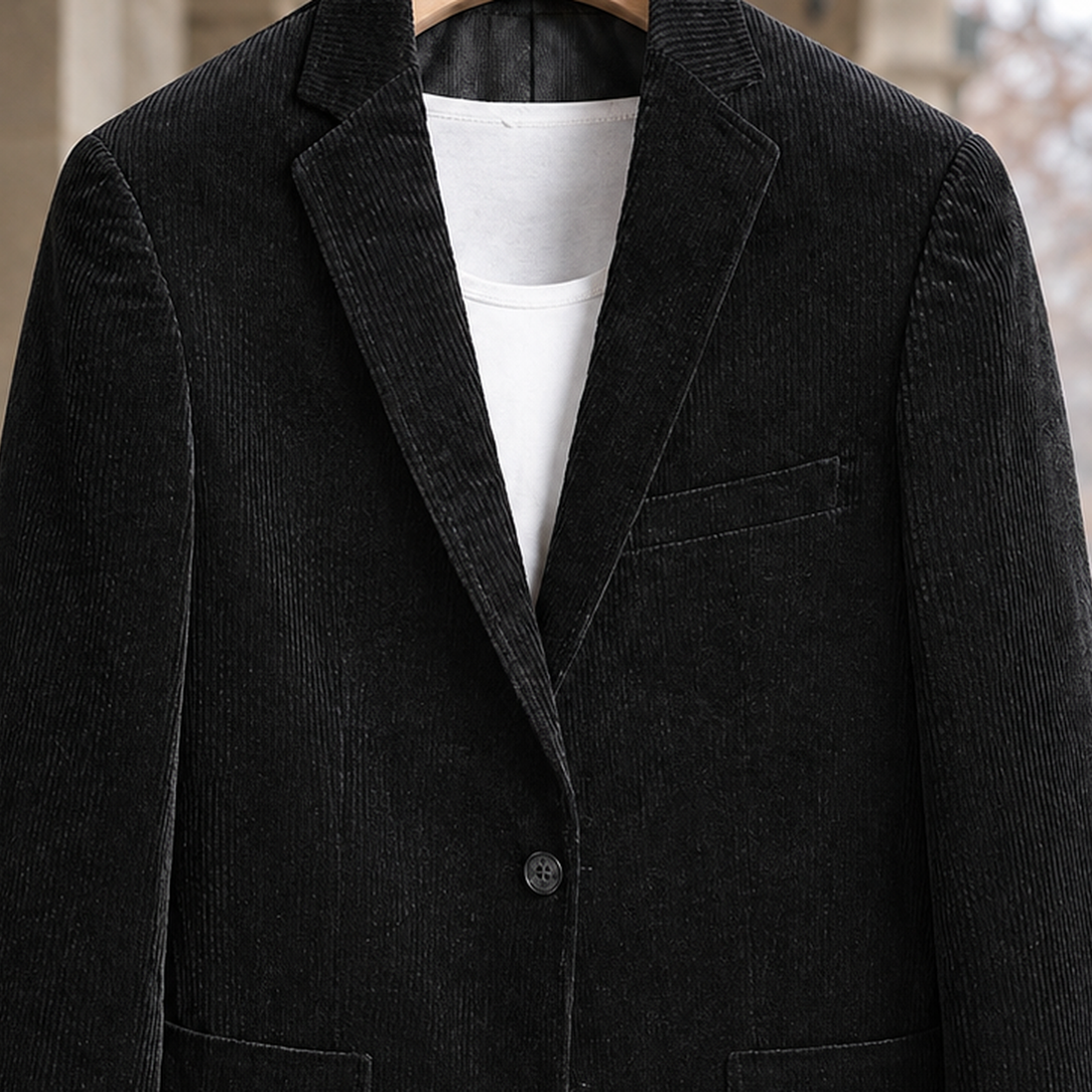 Audric-Wade Notch Lapel Blazer - Lead Product Detail