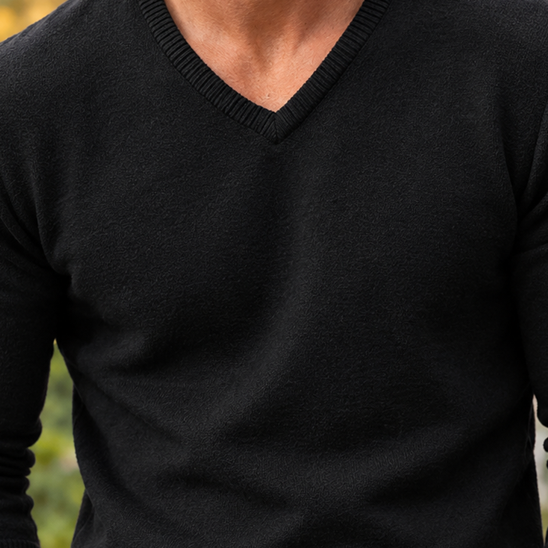 Gregory-Tate V Neck Sweater - Lead Product Detail