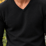 Gregory-Tate V Neck Sweater - Lead Product Detail