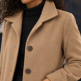 Colette-Eve Button Coat - Lead Product Detail