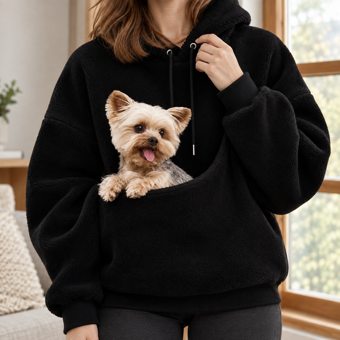 Salome-Rae Pet Pocket Hoodie - Lead Product Detail