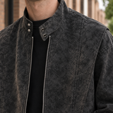 Caspian-Rhys Stand Collar Jacket - Lead Product Detail