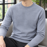 Edmund-Stone Crew Neck Sweater - Lead Product Detail
