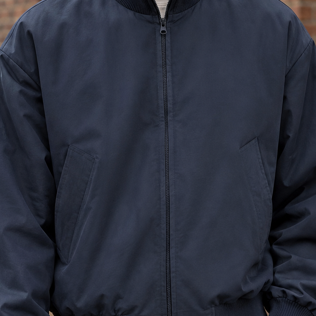 Maurice-Wade Stand Collar Jacket - Lead Product Detail