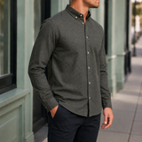 Roman Button-Down Shirt - Lead Alternate View