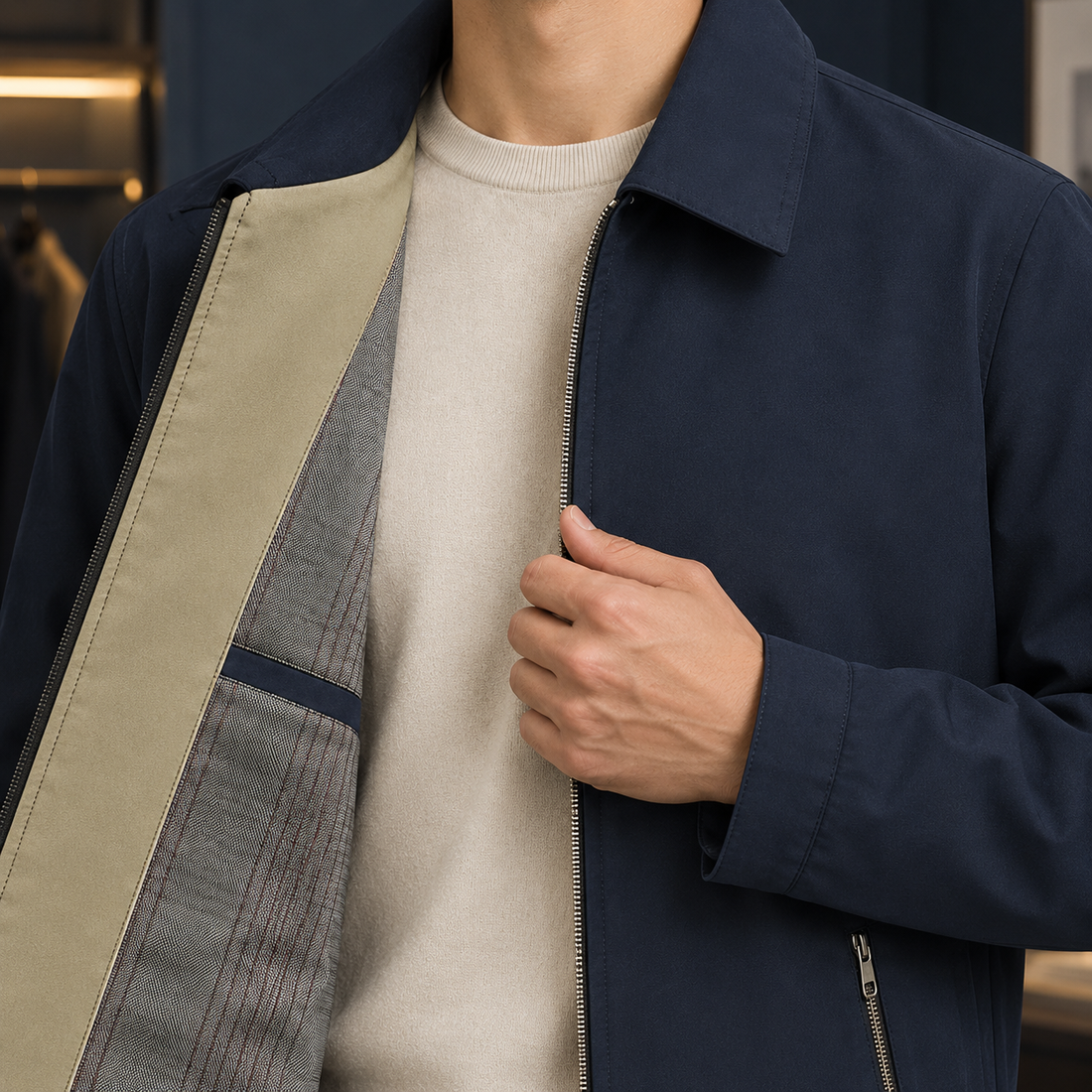 Carter-Hayes Zip Jacket - Lead Product Detail