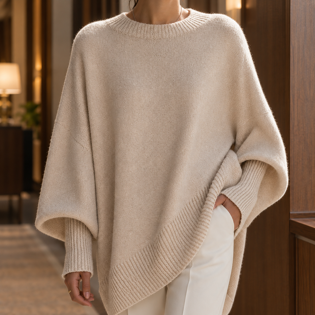 Eloise-Jade Oversized Sweater - Lead Product Detail