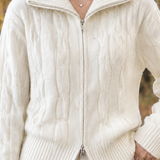 Camille-June Cable Knit Cardigan - Lead Product Detail