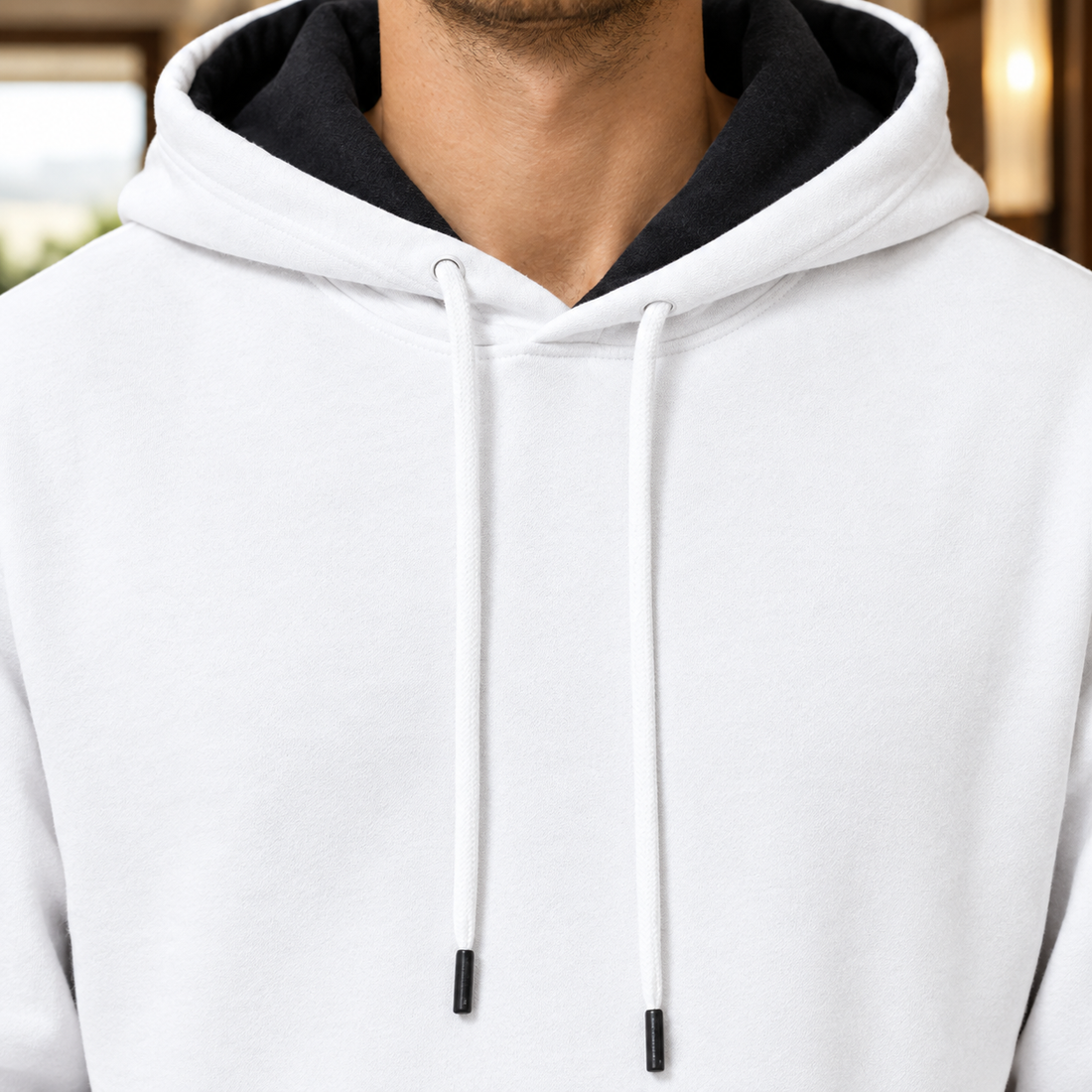 Vincent-Reid Contrast Hoodie - Lead Product Detail