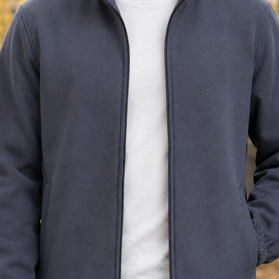 Rafferty-James Stand Collar Jacket - Lead Product Detail