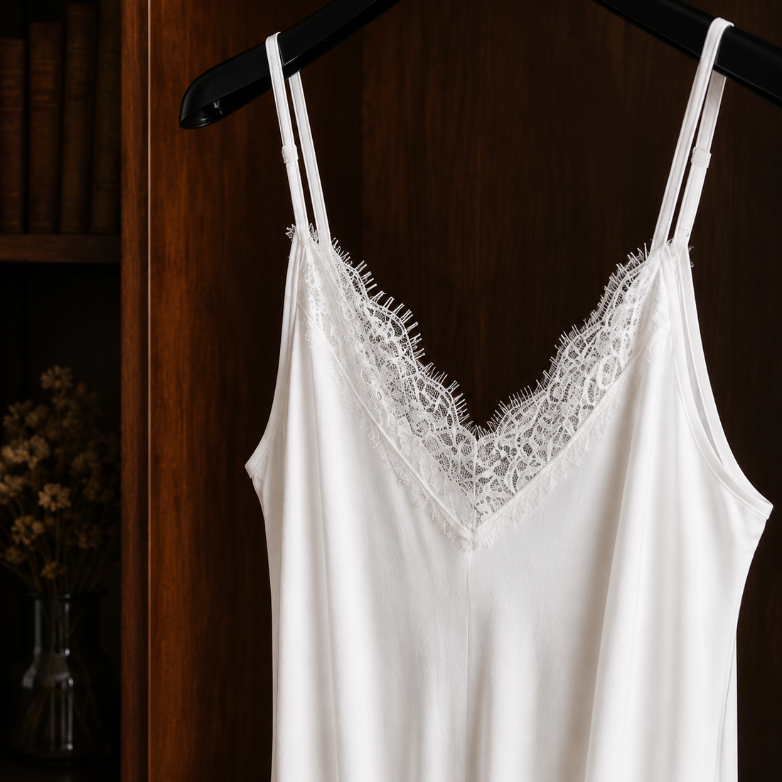 Ameline Lace Trim Nightdress - Lead Product Detail