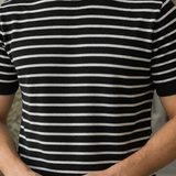 Theo-Rhys Striped Knit Top - Lead Product Detail