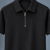 Boniface-Scott Zip Polo - Lead Product Detail