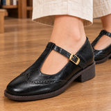 Mezzana Brogue Mary Janes - Lead Product Detail