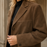 Tabitha-Skye Suede Jacket - Lead Product Detail