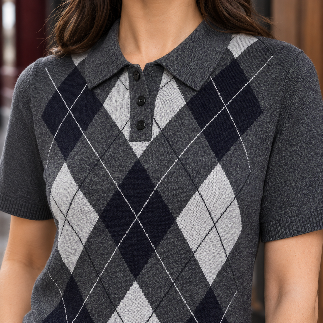 Ursuline-Skye Polo Sweater - Lead Product Detail