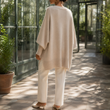 Nora Poncho Sweater - Lead Alternate View