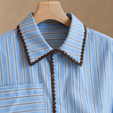 Cecily Peplum Shirt - Lead Product Detail