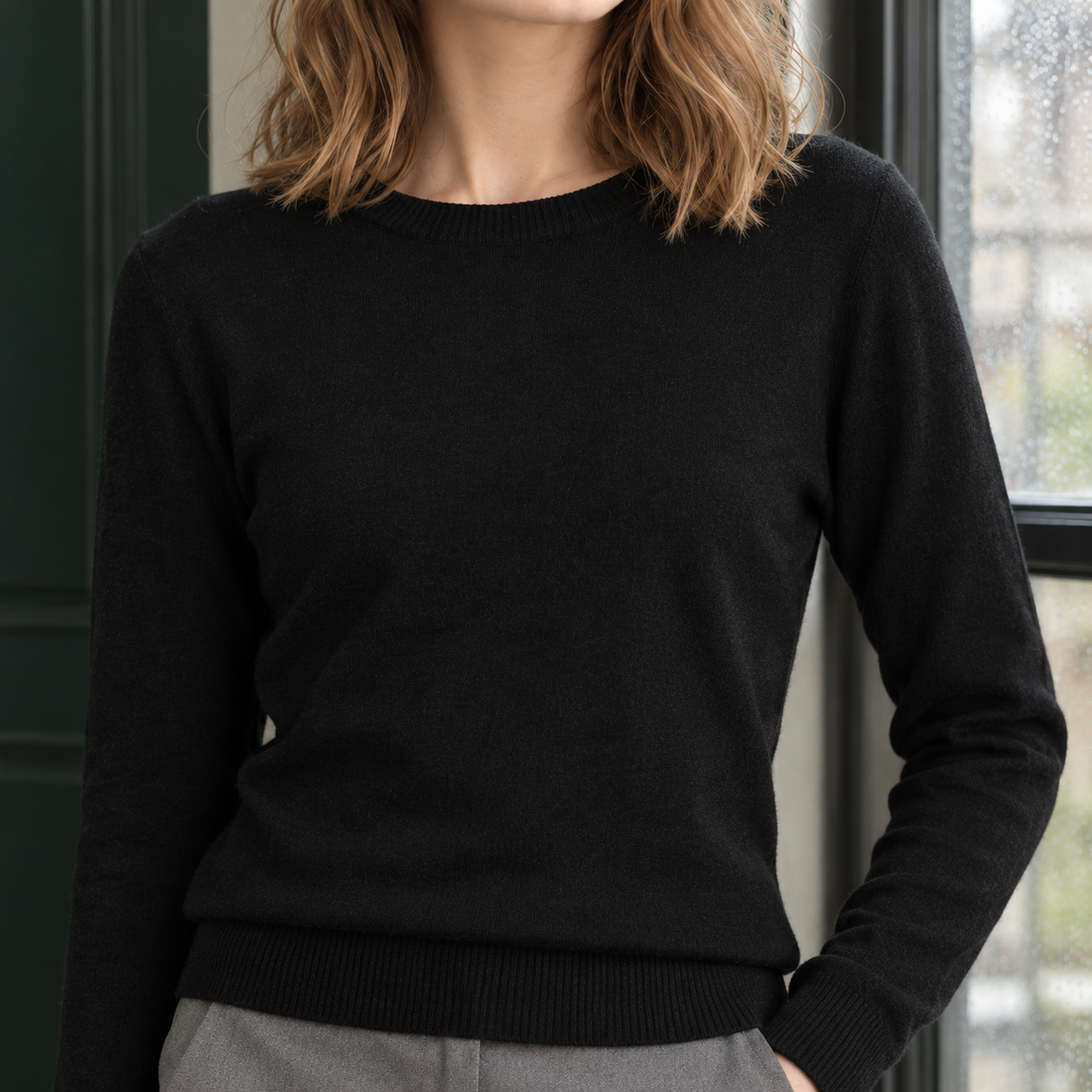 Rosemary Crew Neck Sweater - Lead Product Detail