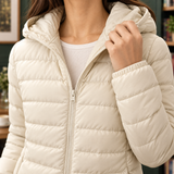 Adriana-Skye Cashmere Puffer Jacket - Lead Product Detail
