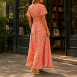 Simone Floral Maxi Dress - Lead Alternate View