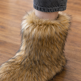 Recanati Plush Boots - Lead Product Detail