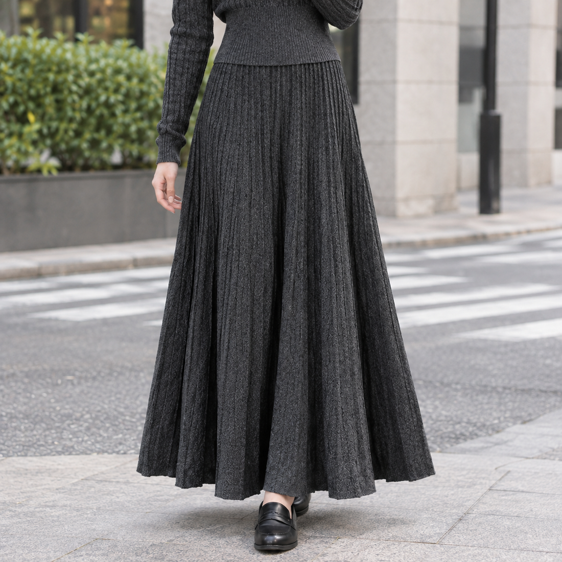 Guinevere-Grace Cashmere Skirt - Lead Product Detail