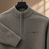 Augustus Quarter Zip Sweater - Lead Product Detail