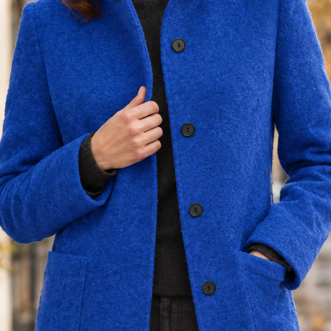 Penelope-Rae Stand Collar Jacket - Lead Product Detail