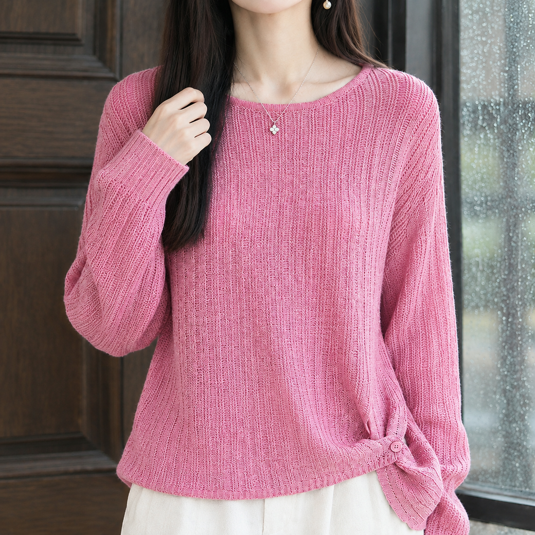 Liliana-Jane Crew Neck Sweater - Lead Product Detail