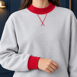 Adelia-Skye Colorblock Sweatshirt - Lead Product Detail