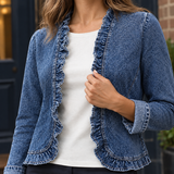 Paige-Grace Ruffle Jacket - Lead Product Detail