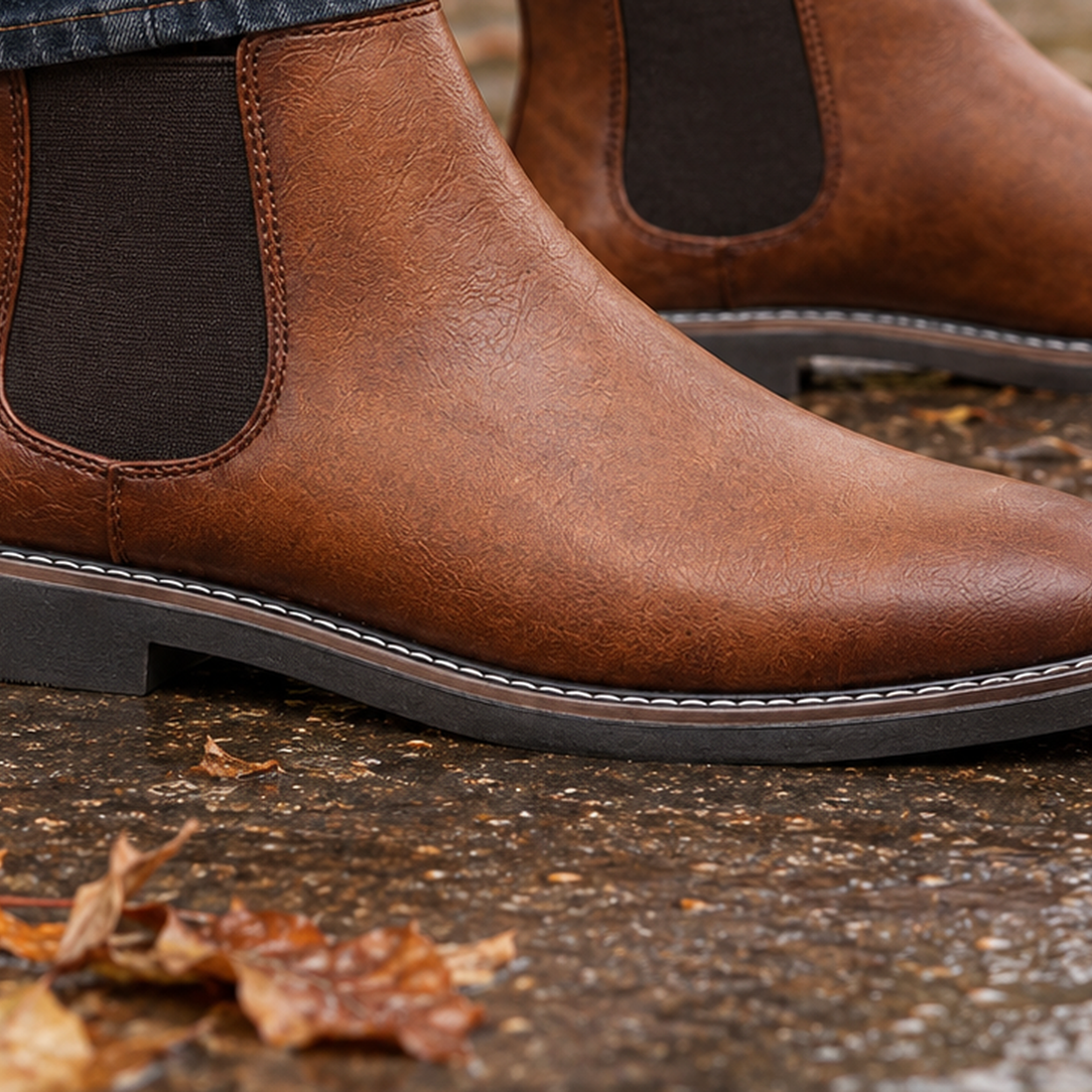 Doria-Torino Chelsea Boots - Lead Product Detail