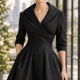 Lena Wrap Midi Dress - Lead Product Detail