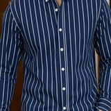 George-Hayes Striped Shirt - Lead Product Detail