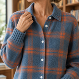 Esme-June Plaid Sweater - Lead Product Detail