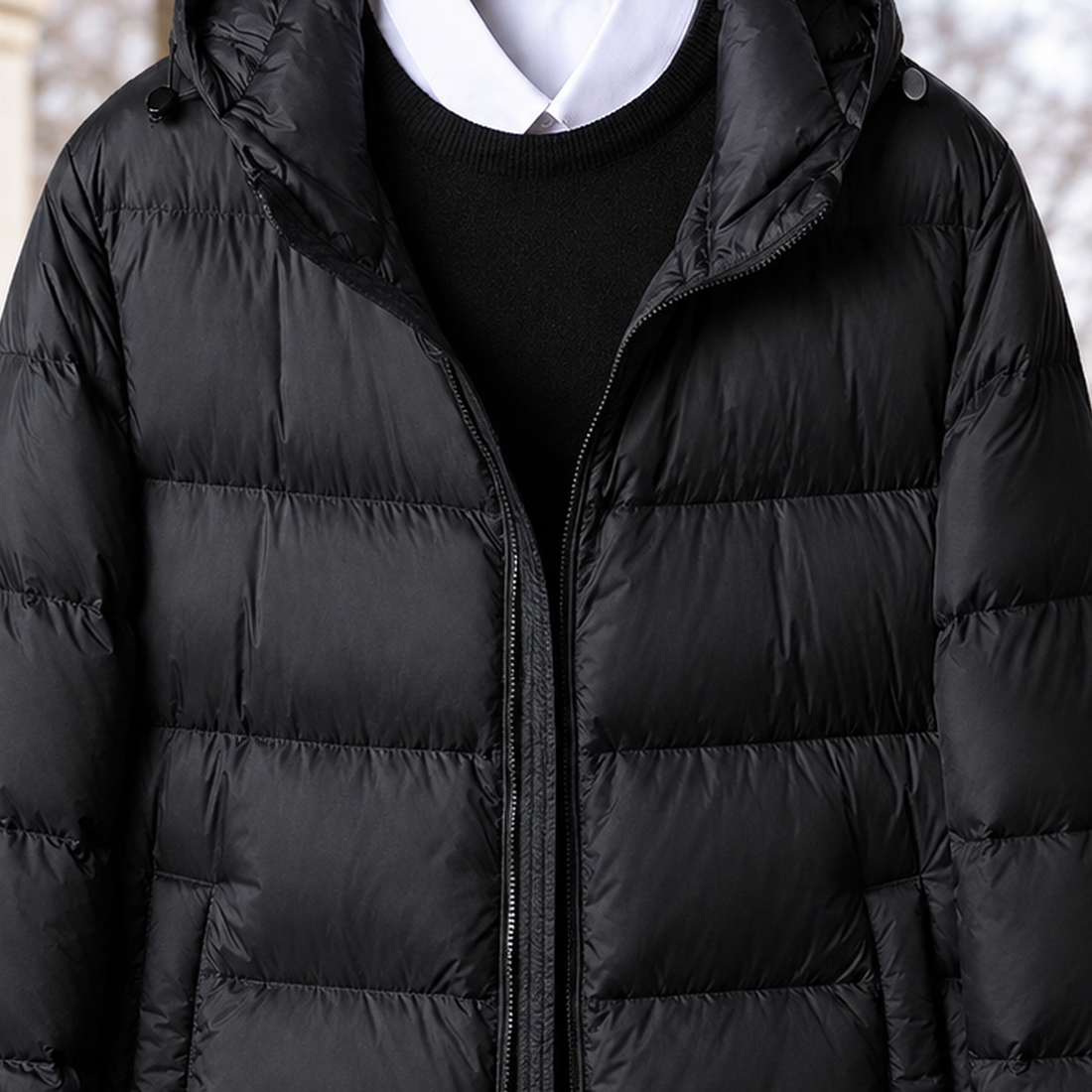 Jocelyn-Wade Hooded Jacket - Lead Product Detail