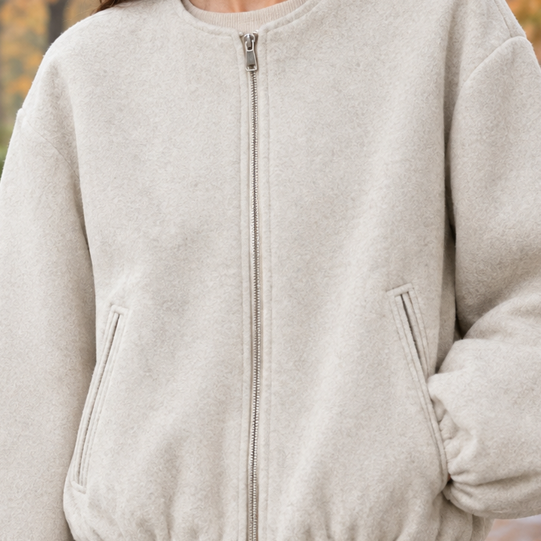 Erin-Eve Balloon Sleeve Jacket - Lead Product Detail